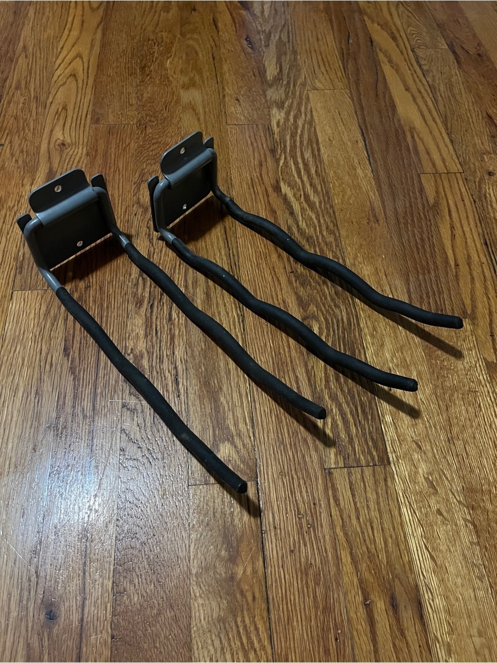 Wall-Mount Bike Hooks - Black